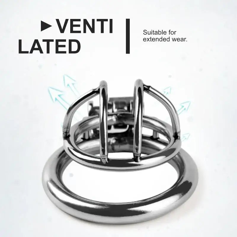 Steel Chastity Cage - Frisky Business Adult Sex Toys Shop