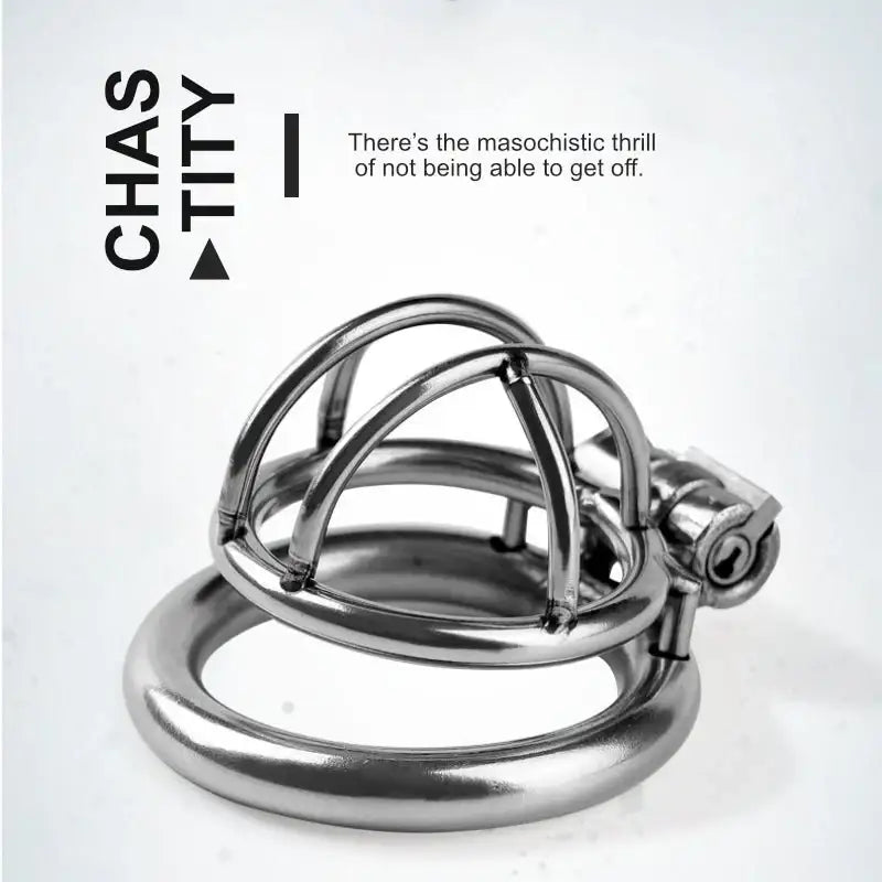 Steel Chastity Cage - Frisky Business Adult Sex Toys Shop