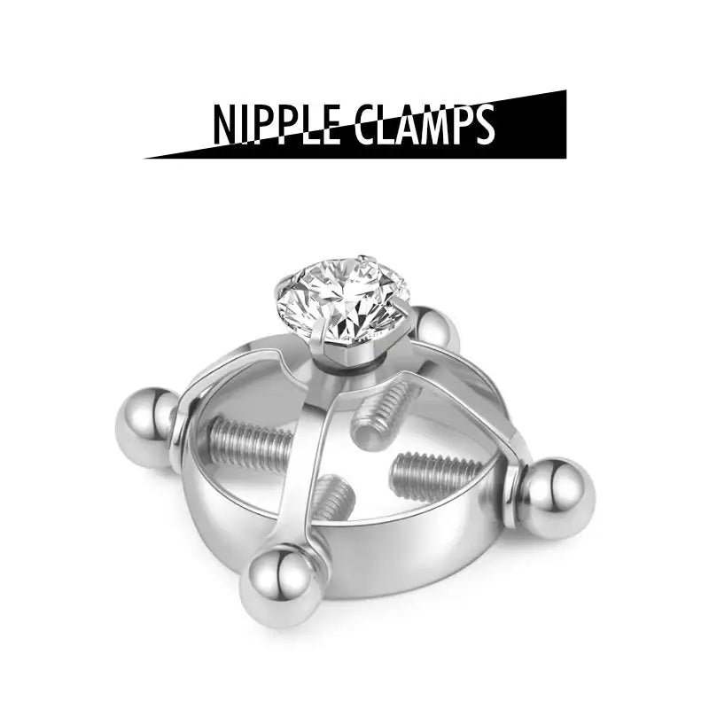 Steel Tease – Nipple Clamps - Frisky Business Adult Sex Toys Shop