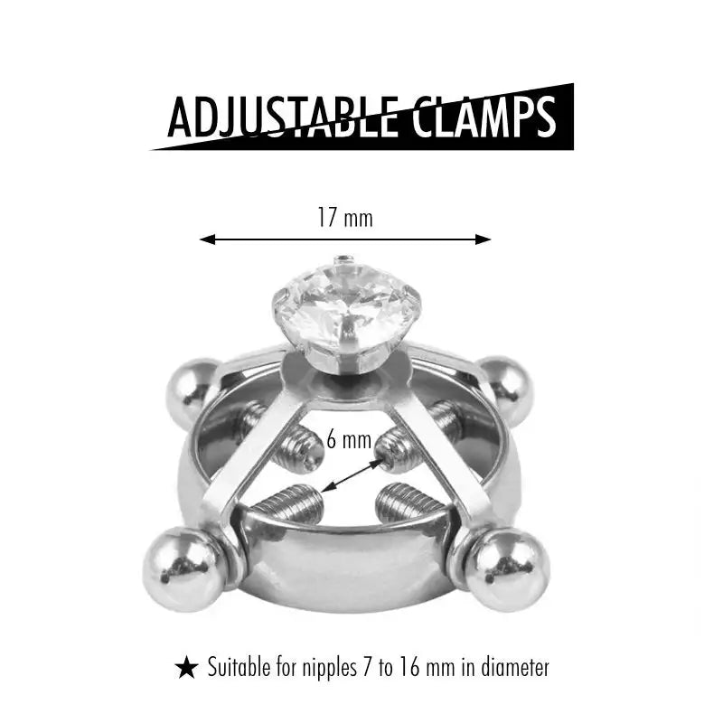 Steel Tease – Nipple Clamps - Frisky Business Adult Sex Toys Shop