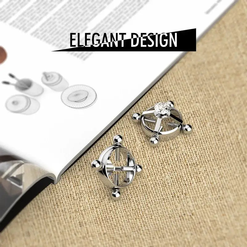 Steel Tease – Nipple Clamps - Frisky Business Adult Sex Toys Shop