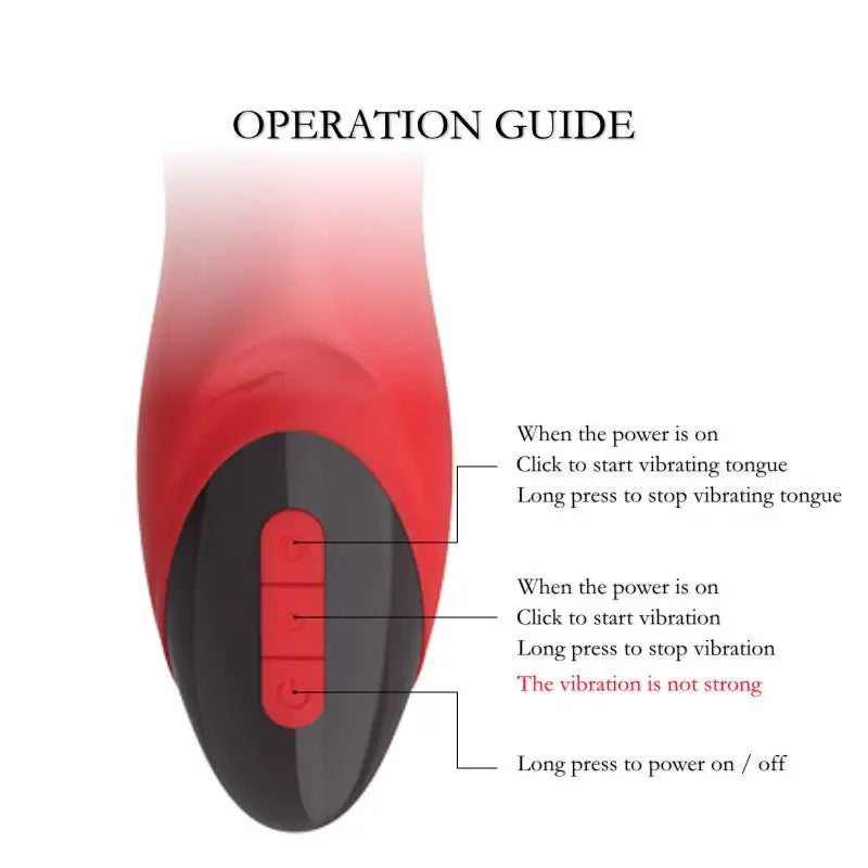 Suave Lover Tongue Vibrator - Frisky Business Adult Sex Toys Shop