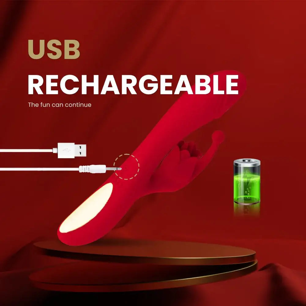 Sultry Scarlet - Dual Motor Powerful Vibrator - Frisky Business Adult Sex Toys Shop