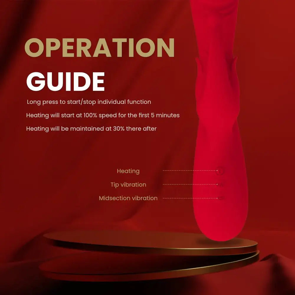 Sultry Scarlet - Dual Motor Powerful Vibrator - Frisky Business Adult Sex Toys Shop