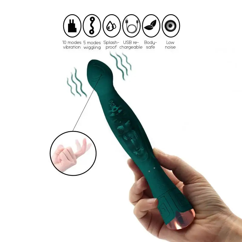 The Boss – Vibrator with Wiggling Tip - Frisky Business Adult Sex Toys Shop