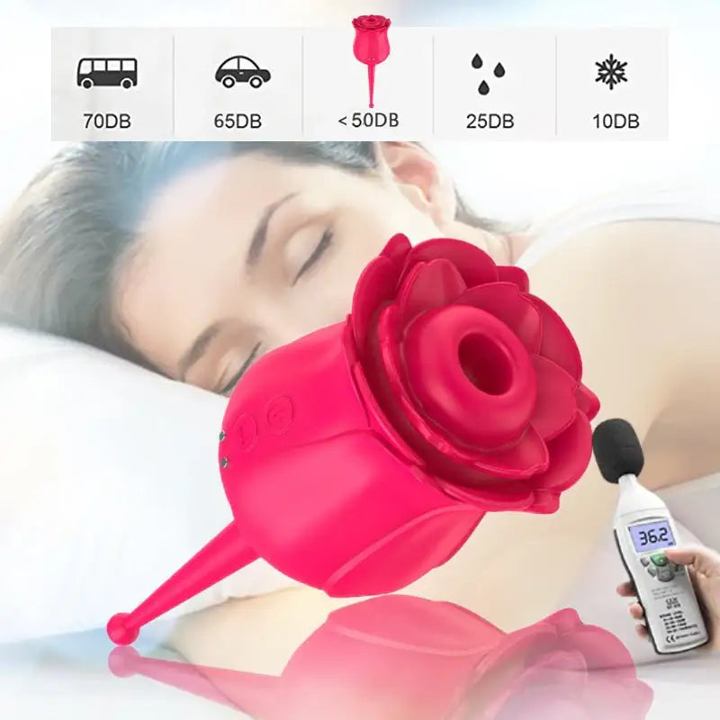 The Rose - Dual Action Clitoral Stimulator - Frisky Business Adult Sex Toys Shop
