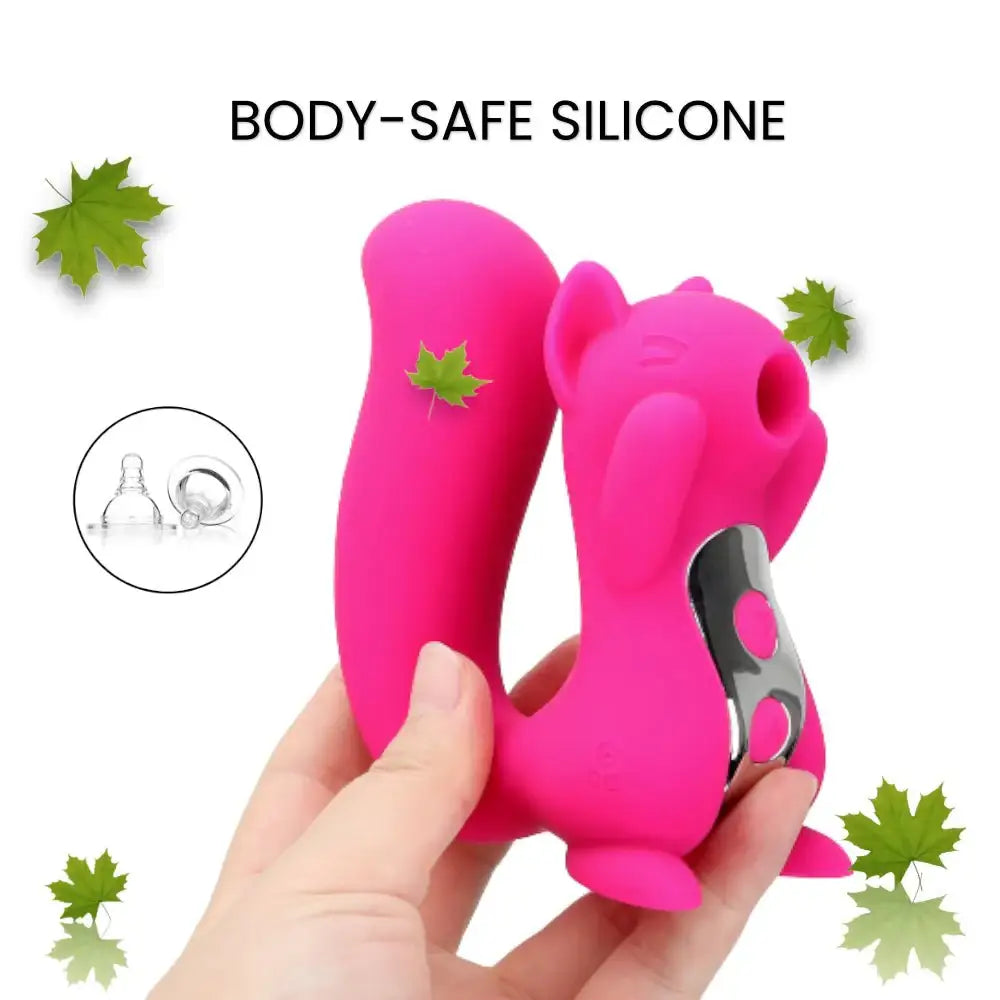 The Squirrel - 2 in 1 Clitoris Sucking Vibrator - Frisky Business Adult Sex Toys Shop