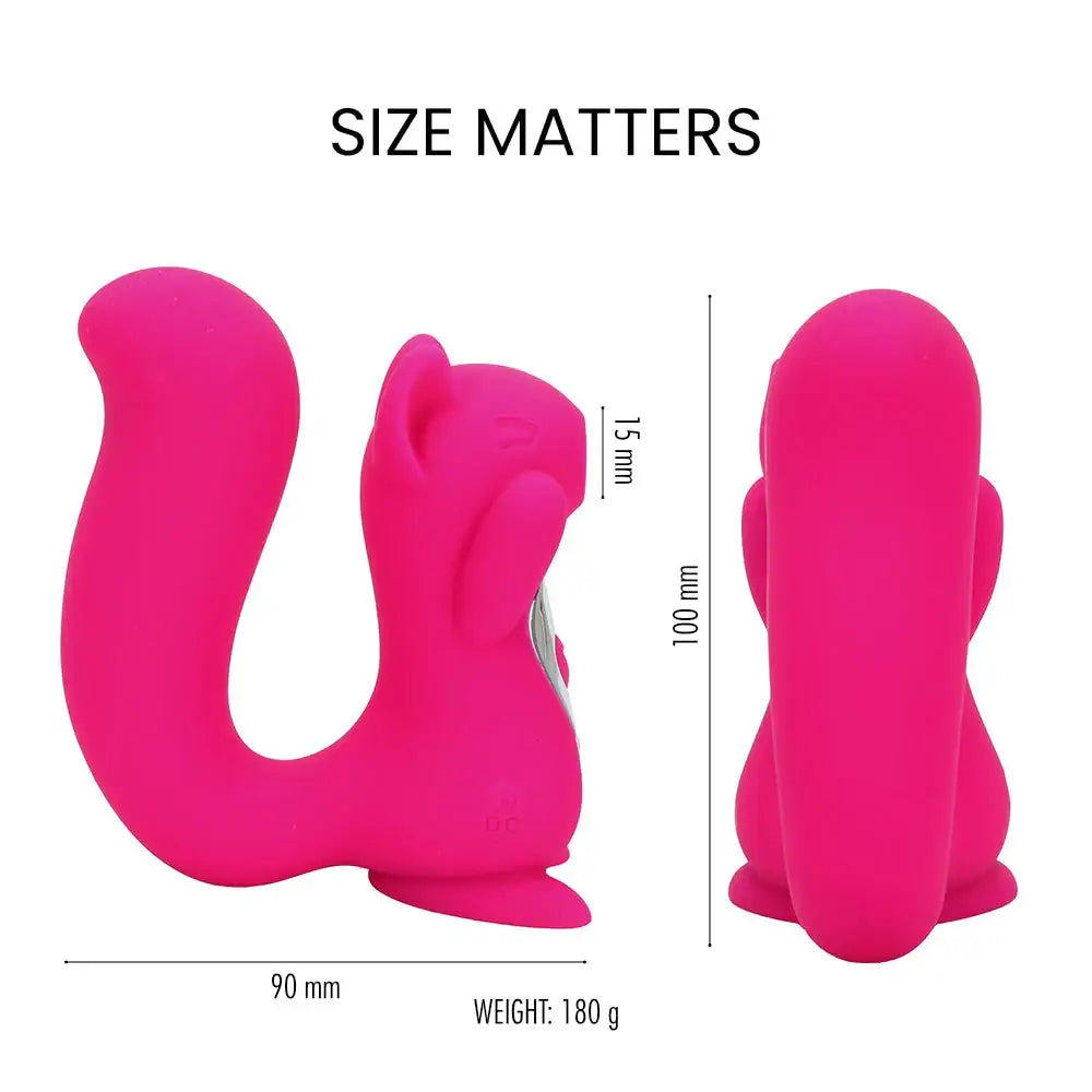 The Squirrel - 2 in 1 Clitoris Sucking Vibrator - Frisky Business Adult Sex Toys Shop