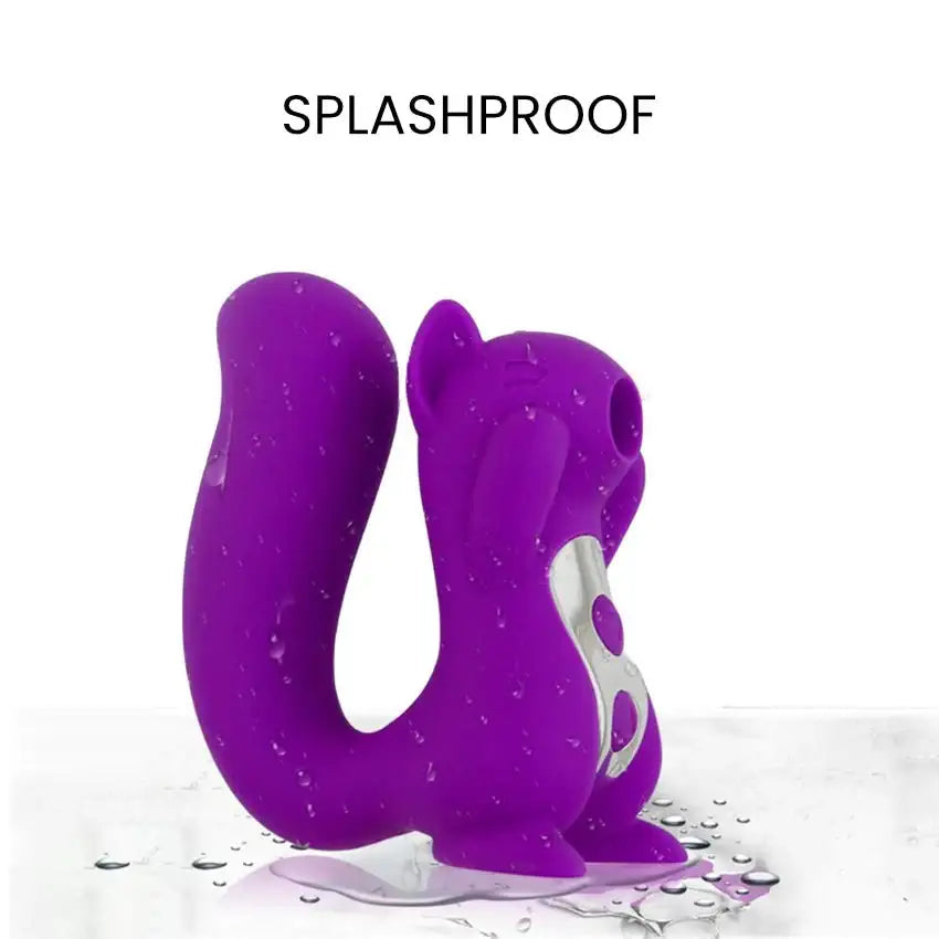The Squirrel - 2 in 1 Clitoris Sucking Vibrator - Frisky Business Adult Sex Toys Shop
