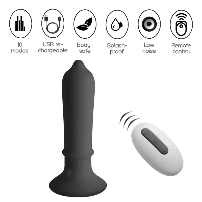 Vibrating Anal Plug - Frisky Business Adult Sex Toys Shop