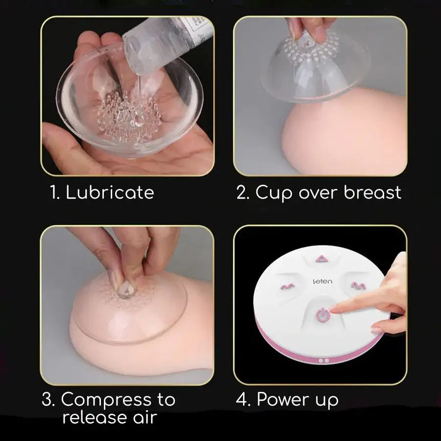 Vibrating Breast Massager - Frisky Business Adult Sex Toys Shop