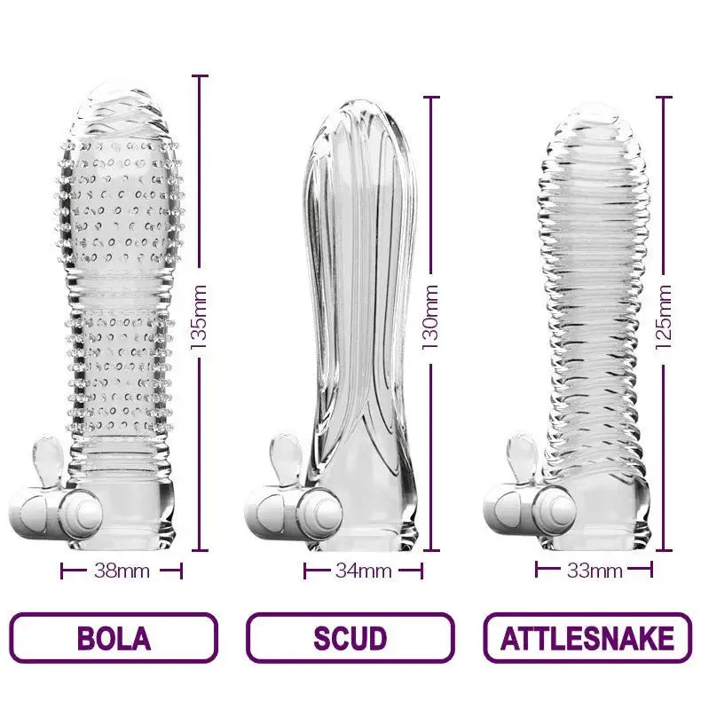 Vibrating Penis Sleeve - Frisky Business Adult Sex Toys Shop