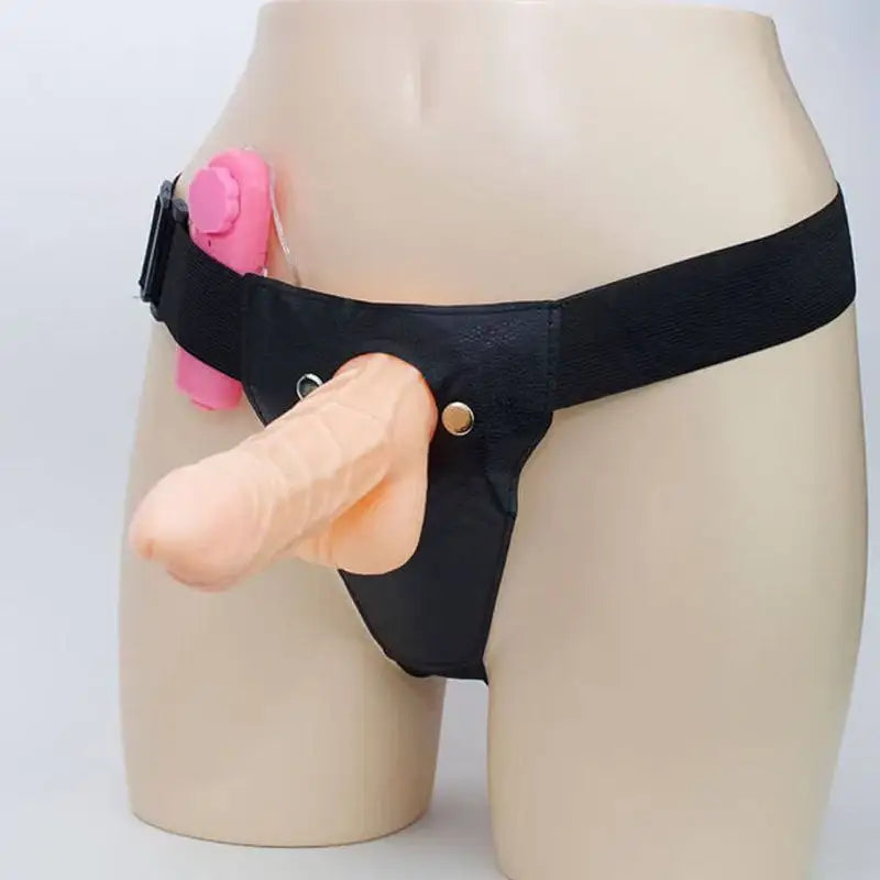 Vibrating Strap-On Dildo - Frisky Business Adult Sex Toys Shop