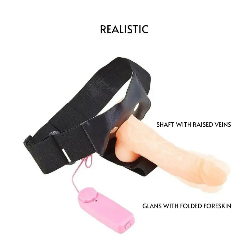 Vibrating Strap-On Dildo - Frisky Business Adult Sex Toys Shop