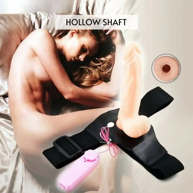 Vibrating Strap-On Dildo - Frisky Business Adult Sex Toys Shop