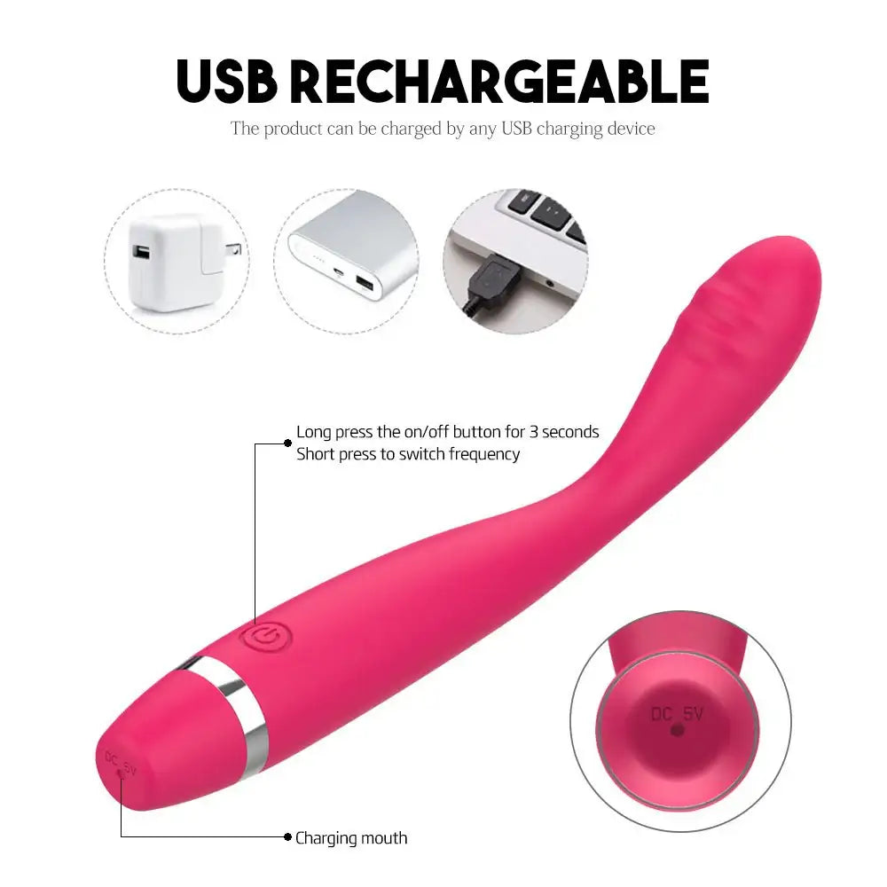 VIKI - Arched G Spot Vibrator - Frisky Business Adult Sex Toys Shop