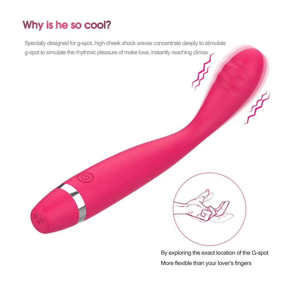 VIKI - Arched G Spot Vibrator - Frisky Business Adult Sex Toys Shop