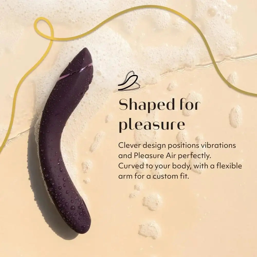 Womanizer OG Aubergine app controlled Bluetooth enabled interactive personal massager smart wellness device Singapore