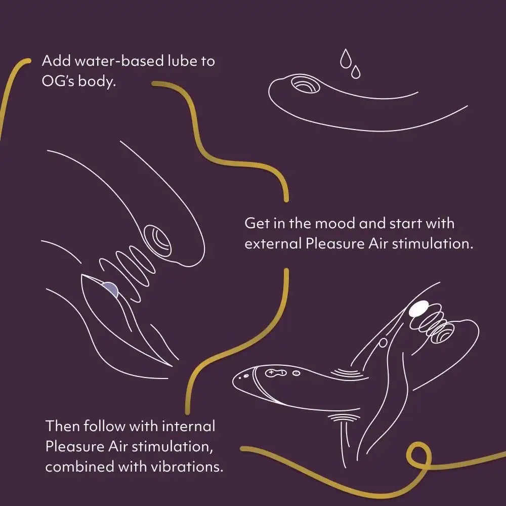 Womanizer OG Aubergine advanced dual stimulation compact design portable personal wellness device Singapore
