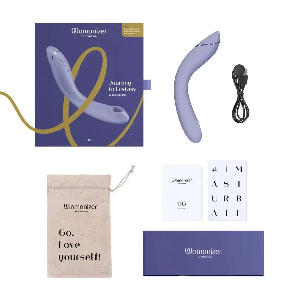 Womanizer OG Lilac dual motor system combined vibration and air pulse technology wellness device Singapore