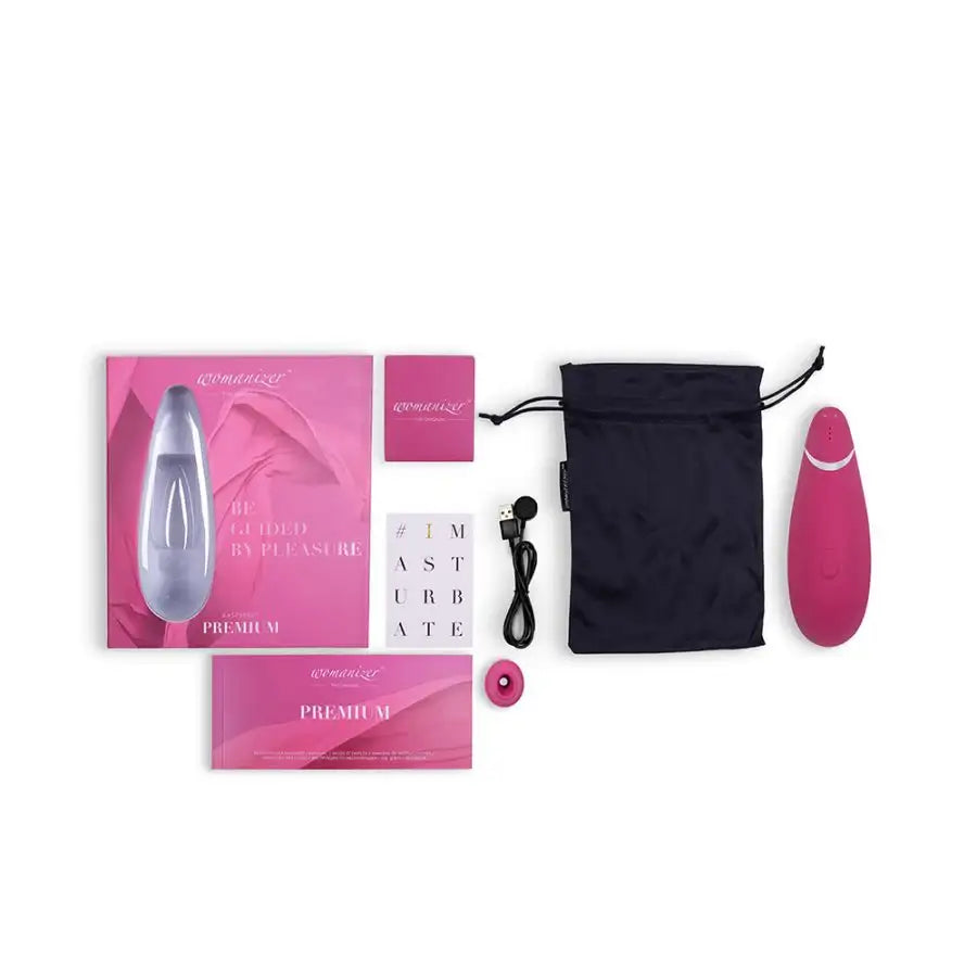 Womanizer Premium 2 Raspberry Modern Design Lightweight Travel-Friendly Discreet Personal Massager Singapore