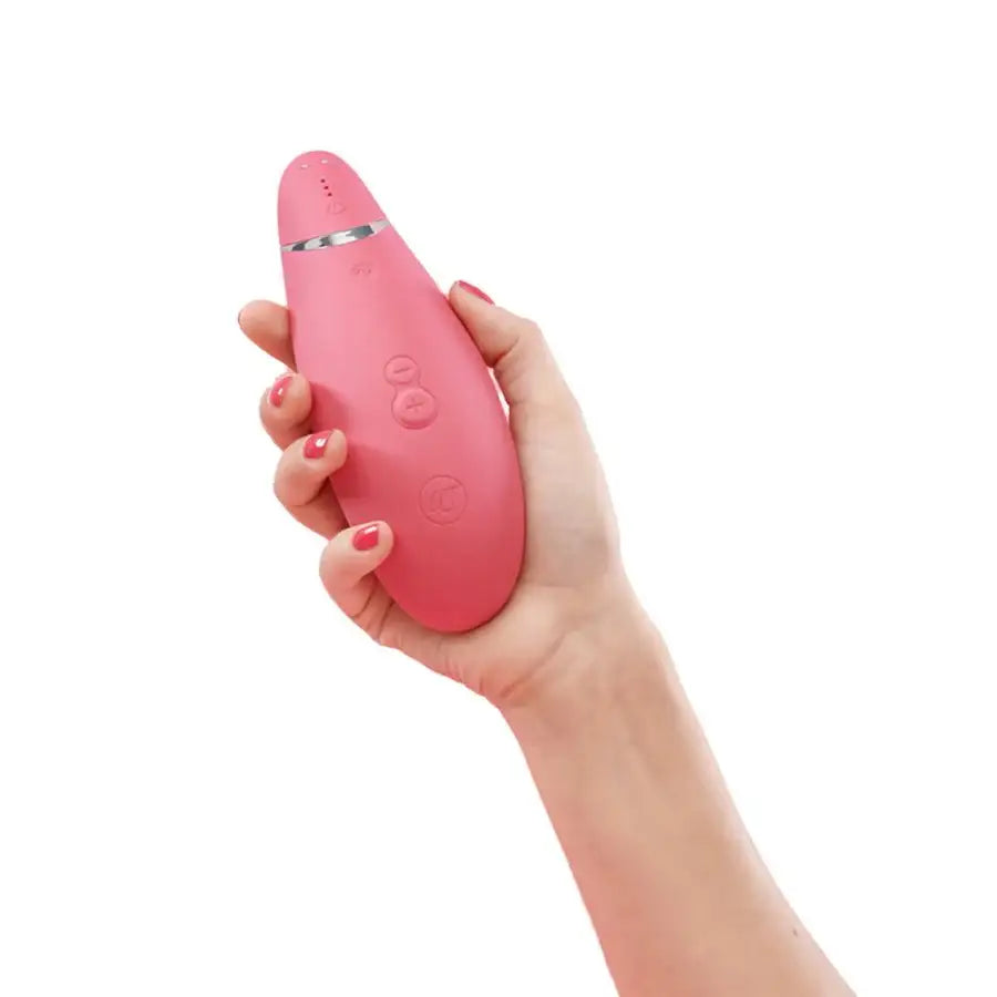 Womanizer Premium 2 Raspberry Quiet Powerful Silicone Stimulator Compact Personal Massager Singapore