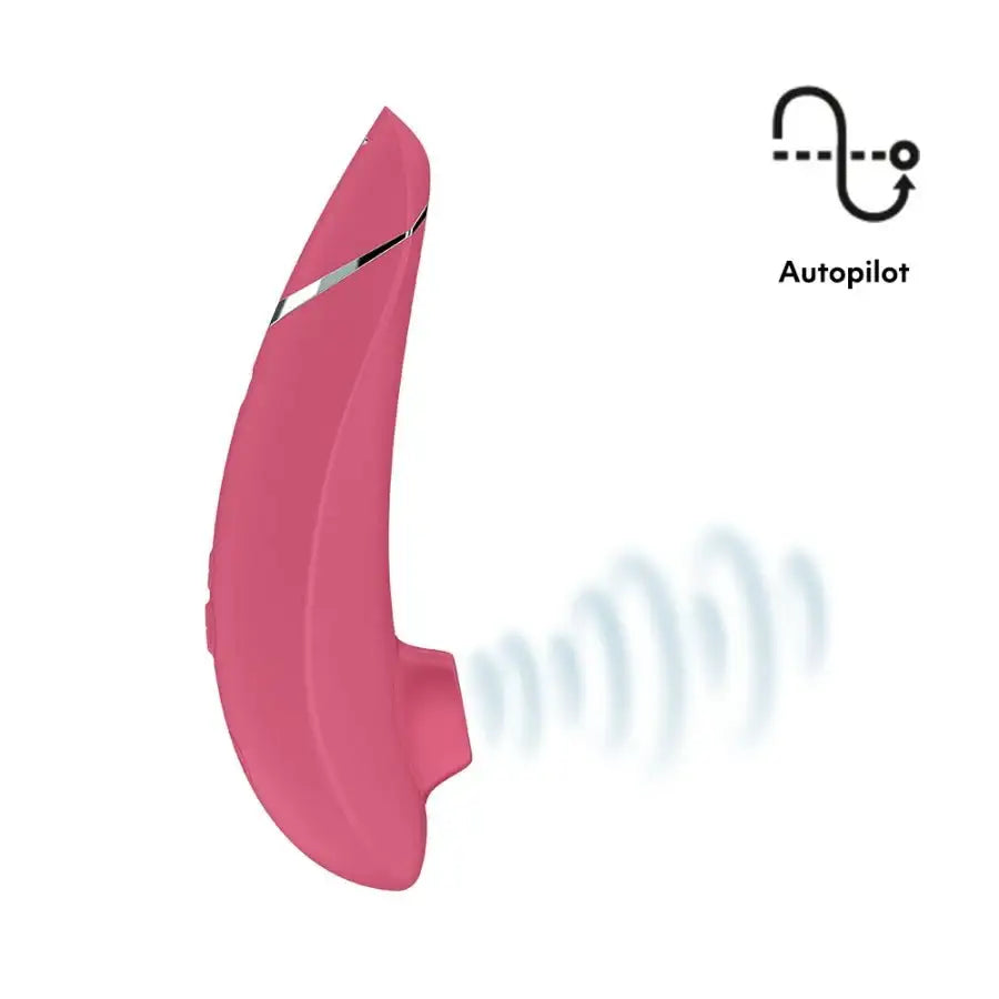 Womanizer Premium 2 Raspberry Sleek Raspberry Finish Ergonomic Grip Easy-to-Clean Silicone Singapore