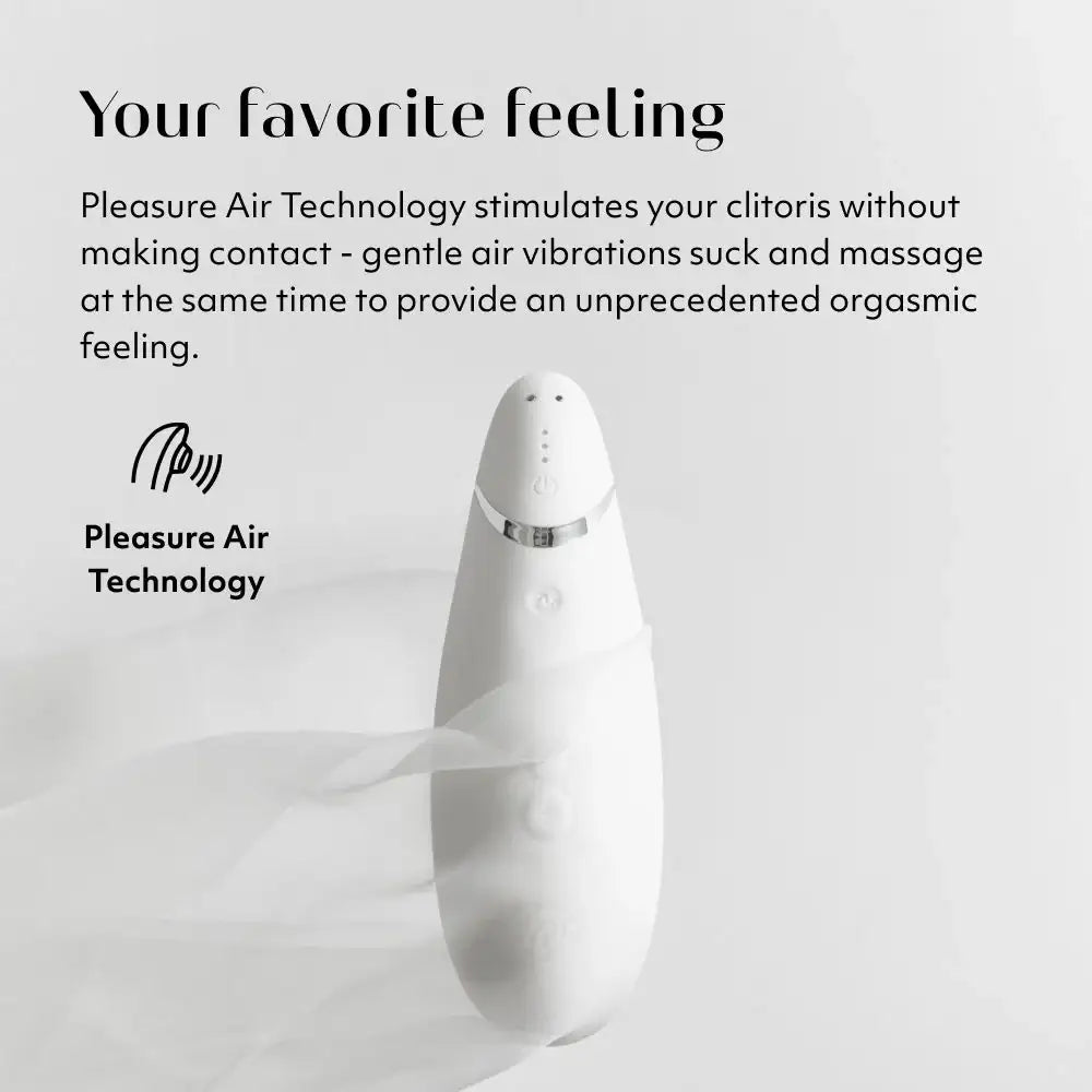 Womanizer Premium 2 Warm Grey Waterproof Design Gentle Stimulation Lightweight Adult Toy Singapore
