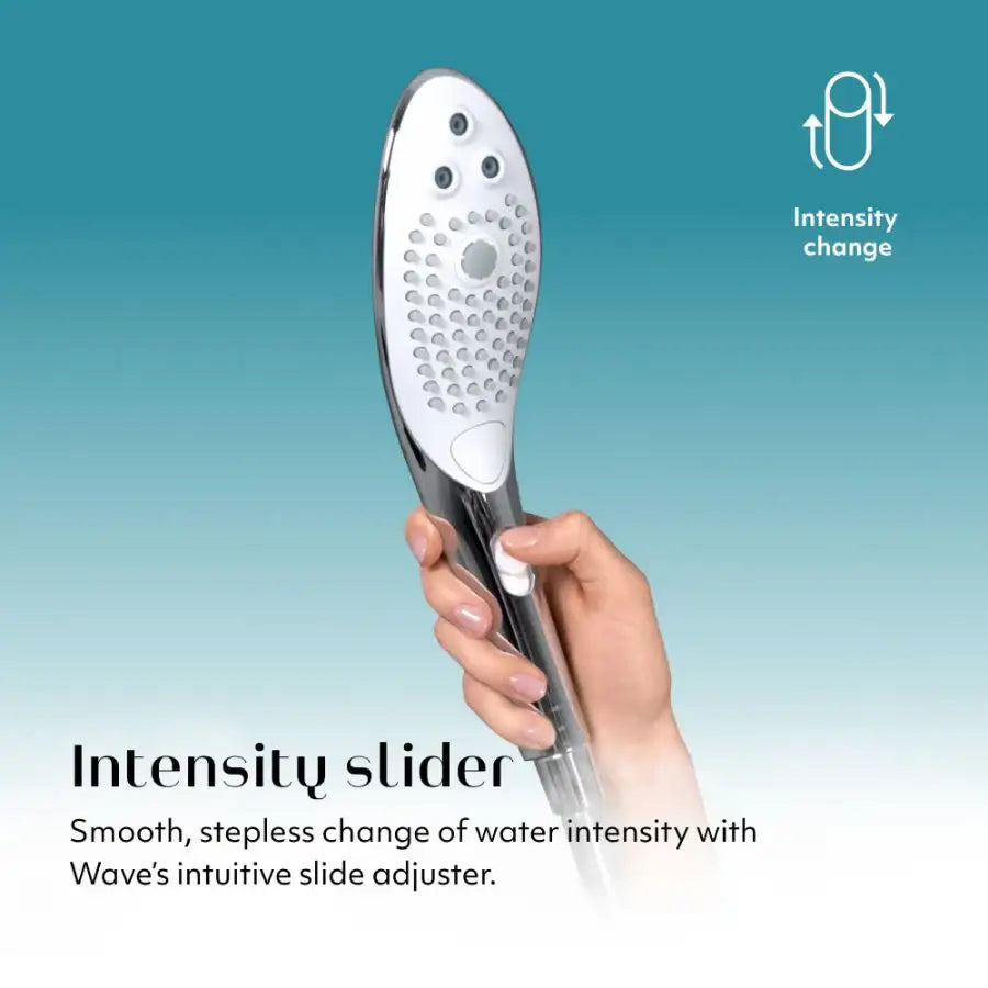 Womanizer Wave Chrome Waterproof Design Gentle Stimulation Lightweight Adult Toy Singapore