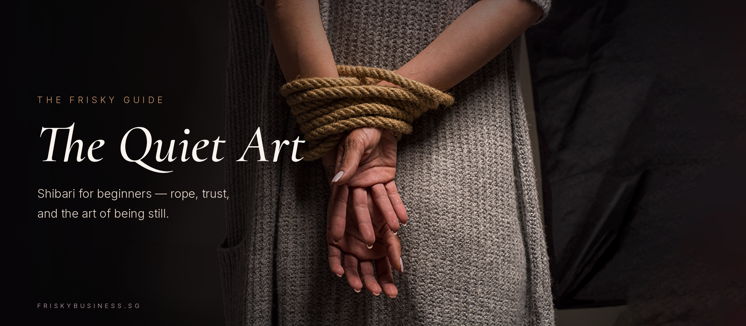 Shibari Basics: A Beginner's Guide