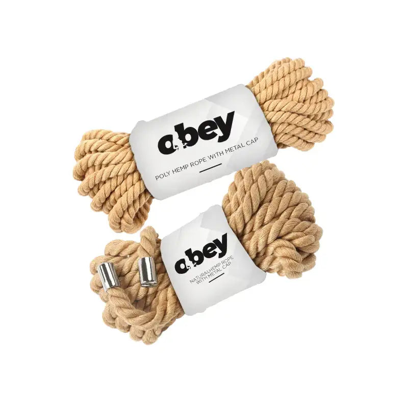 OBEY - BDSM Bondage Hemp Rope - Frisky Business Adult Sex Toys Shop