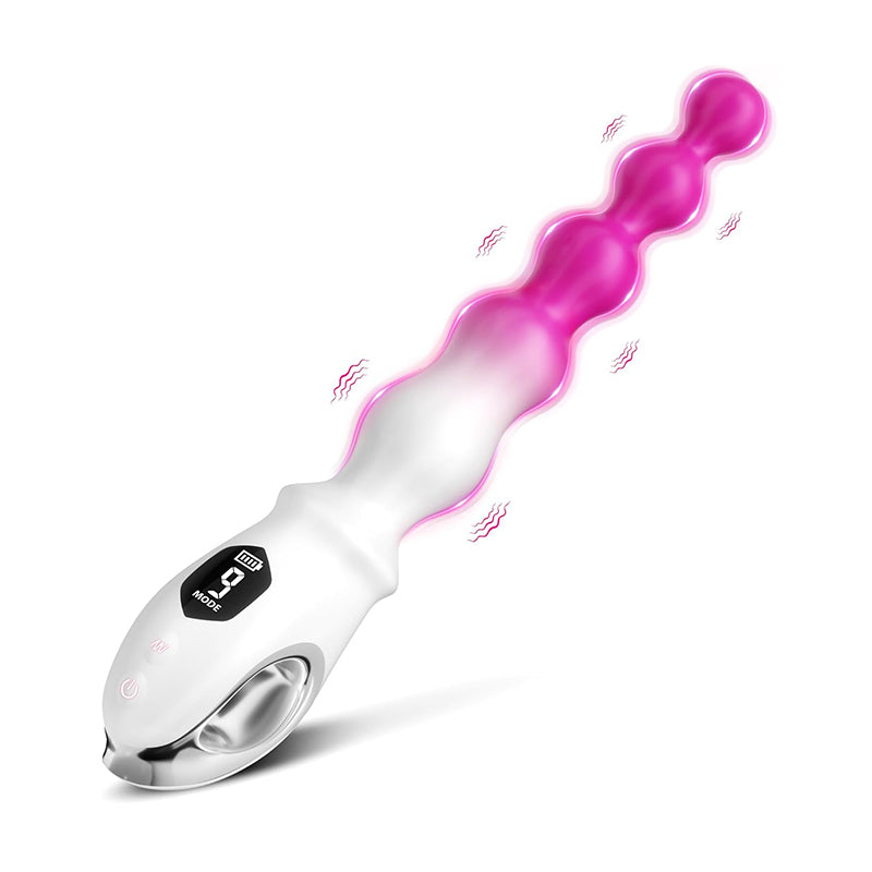 Depth Edge - Beads-Shaped Anal Masturbator with LCD Display