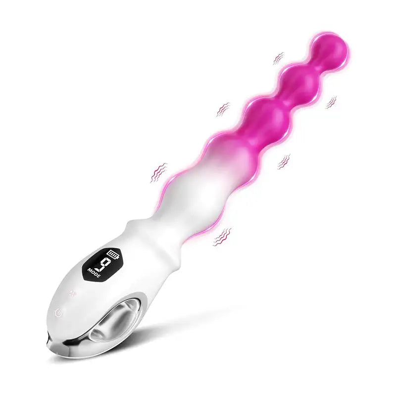 Depth Edge - Beads-Shaped Anal Masturbator with LCD Display - Frisky Business Adult Sex Toys Shop