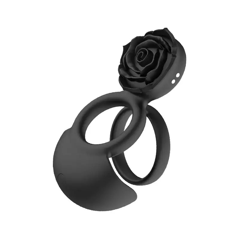 Alluring Invitation - Vibrating Dual Loop Cock Ring - Frisky Business Adult Sex Toys Shop