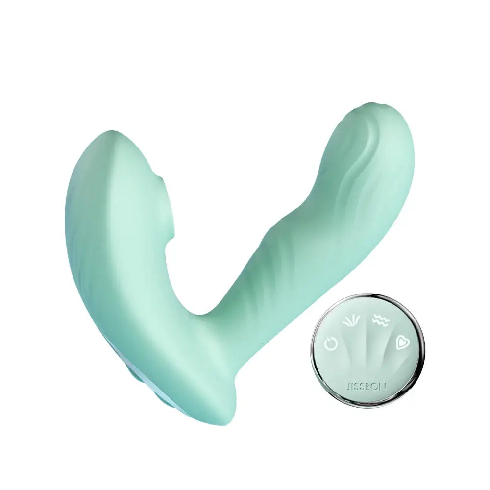 Auraluxe - Wearable G-Spot Suction Remote Control Vibrator, Adult Female Rechargeable Sex Toys - Frisky Business Adult Sex Toys Shop