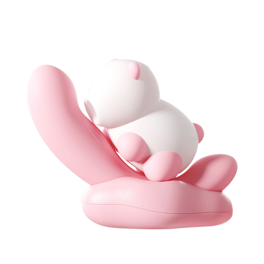 BearCub – App Control 1 + 1 Suction Bear With G-Spot Vibrator
