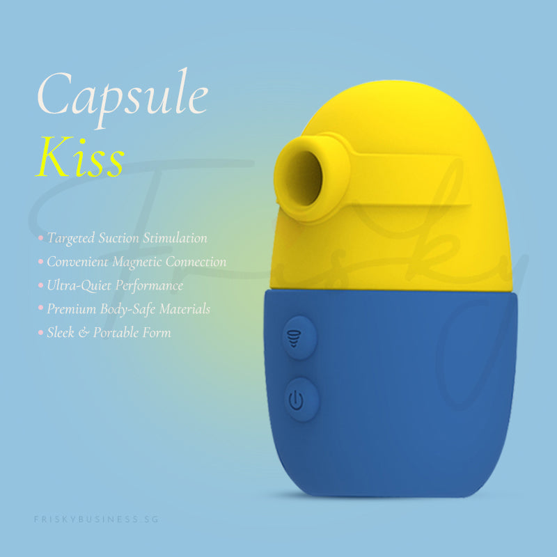Capsule Kiss Suction Vibrator