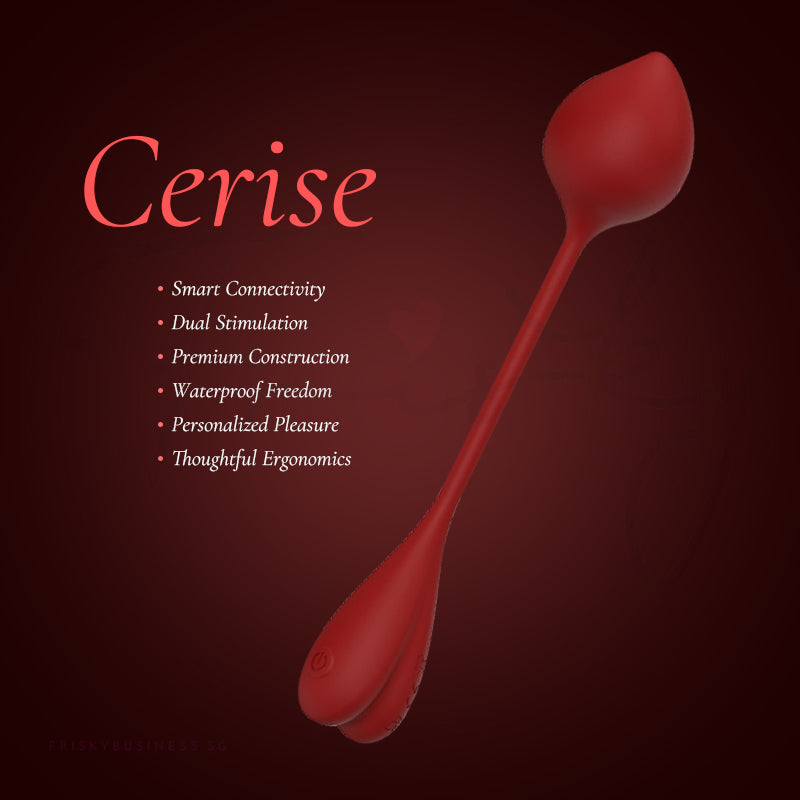 Cerise — APP-Controlled Silicone Peach Egg Vibrator