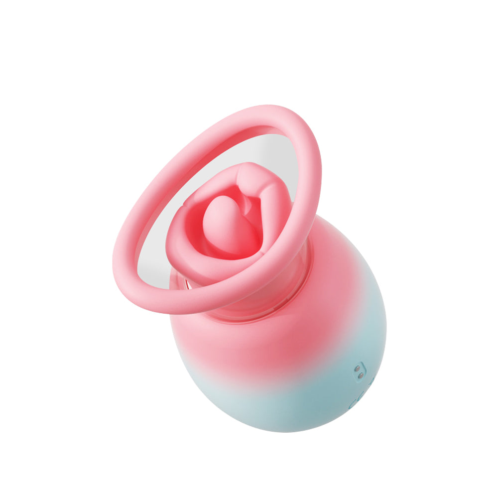 Cherry Lip – 2-in-1 Sucking and Licking Vibrator