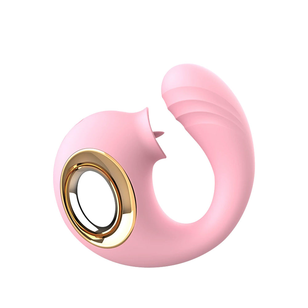 Delfina Touch - Dolphin Dual G-Spot Licking Vibrator, Adult Female Rechargeable Sex Toys