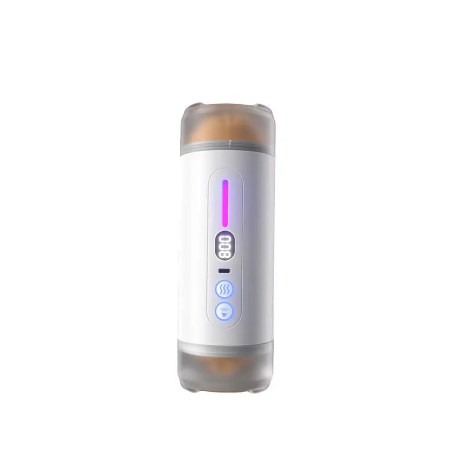Divine Chalice – APP Control Dual Entry Auto Vibrating Masturbator - Frisky Business Adult Sex Toys Shop