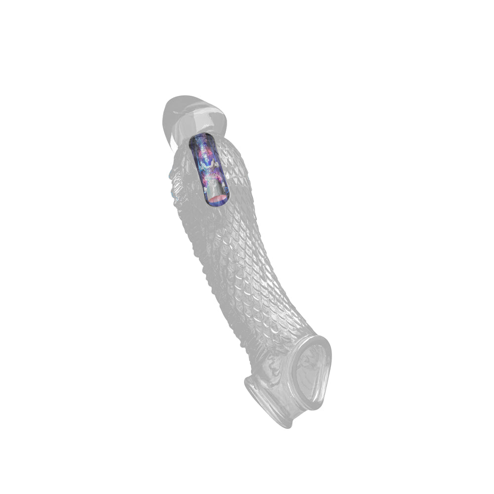 DracoFit - Vibrating Transparent Penis Sleeve