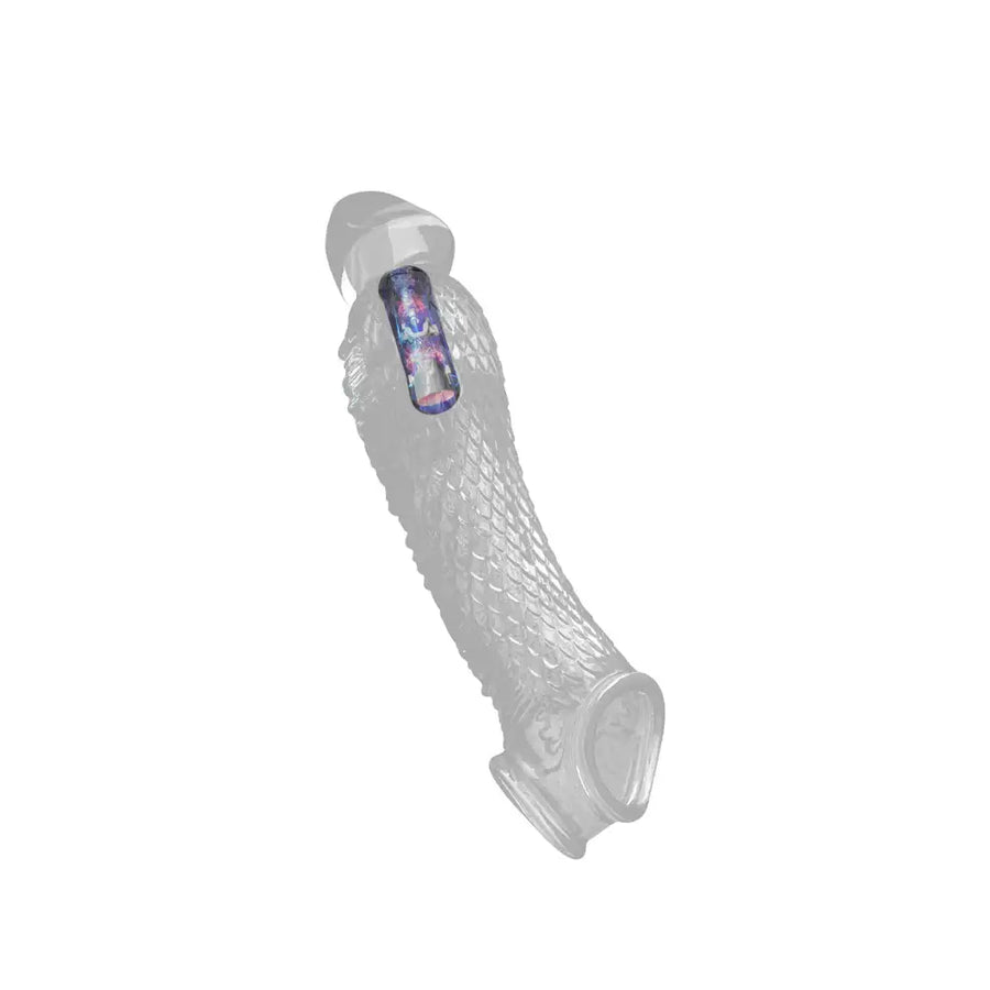 DracoFit - Vibrating Transparent Penis Sleeve - Frisky Business Adult Sex Toys Shop