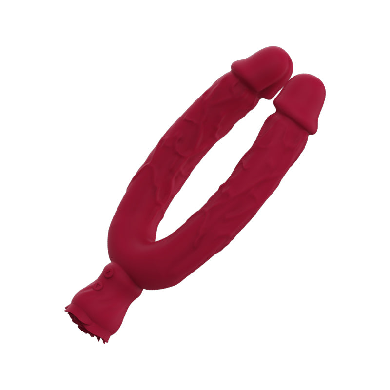 Dual Pulse - Dual Dildo Multi-purpose Vibrator