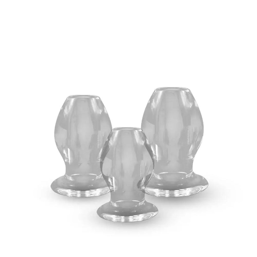 Elysian Desire - Hollow Transparent Anal Plug - Frisky Business Adult Sex Toys Shop