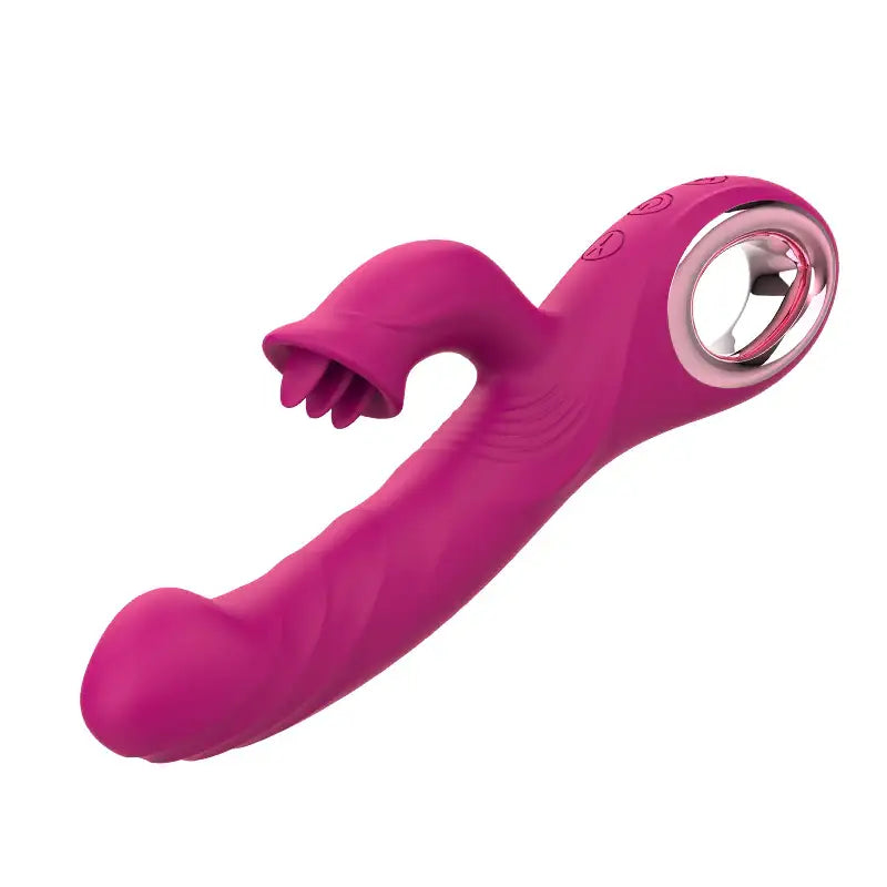 Fingering Frenzy - Fingering Dual Vibrator with Licking - Frisky Business Adult Sex Toys Shop