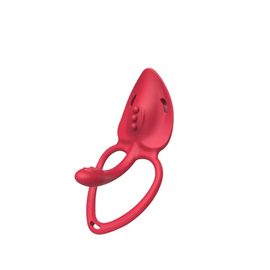 FlareBelle - Wearable Remote/APP Control Vibrator Paired With Cock Ring + Strap - Frisky Business Adult Sex Toys Shop