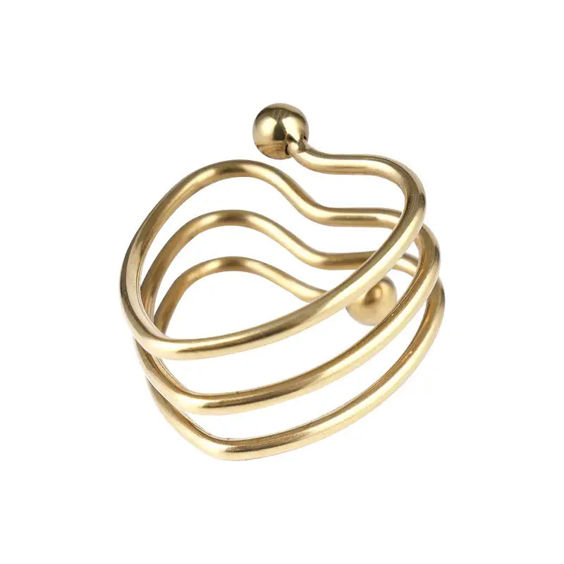 Golden Heart - Stainless Steel Cock Ring - Frisky Business Adult Sex Toys Shop