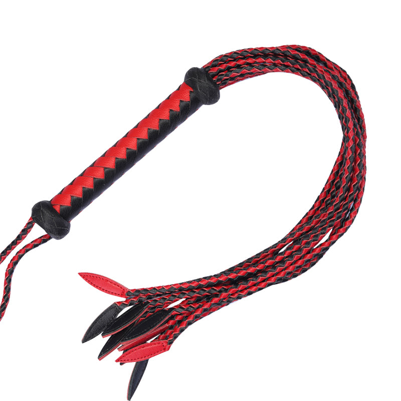 Inferno Fangs - Genuine Leather 9-Tail Whip