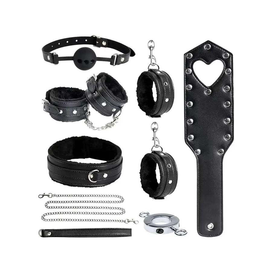 IronBound – Men Slave 7 Pcs BDSM Kit - Frisky Business Adult Sex Toys Shop